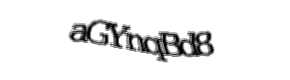 Security check image, please type the characters shown